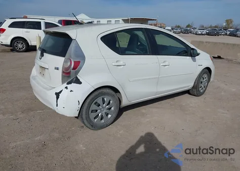 2013 Toyota Prius C One из США, поврежденный, VIN JTDKDTB36D1058619